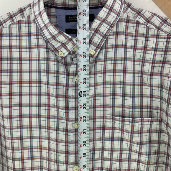 Banana Republic Custom 078 Wash Button Down Shirt Size L - Picture 3 of 7